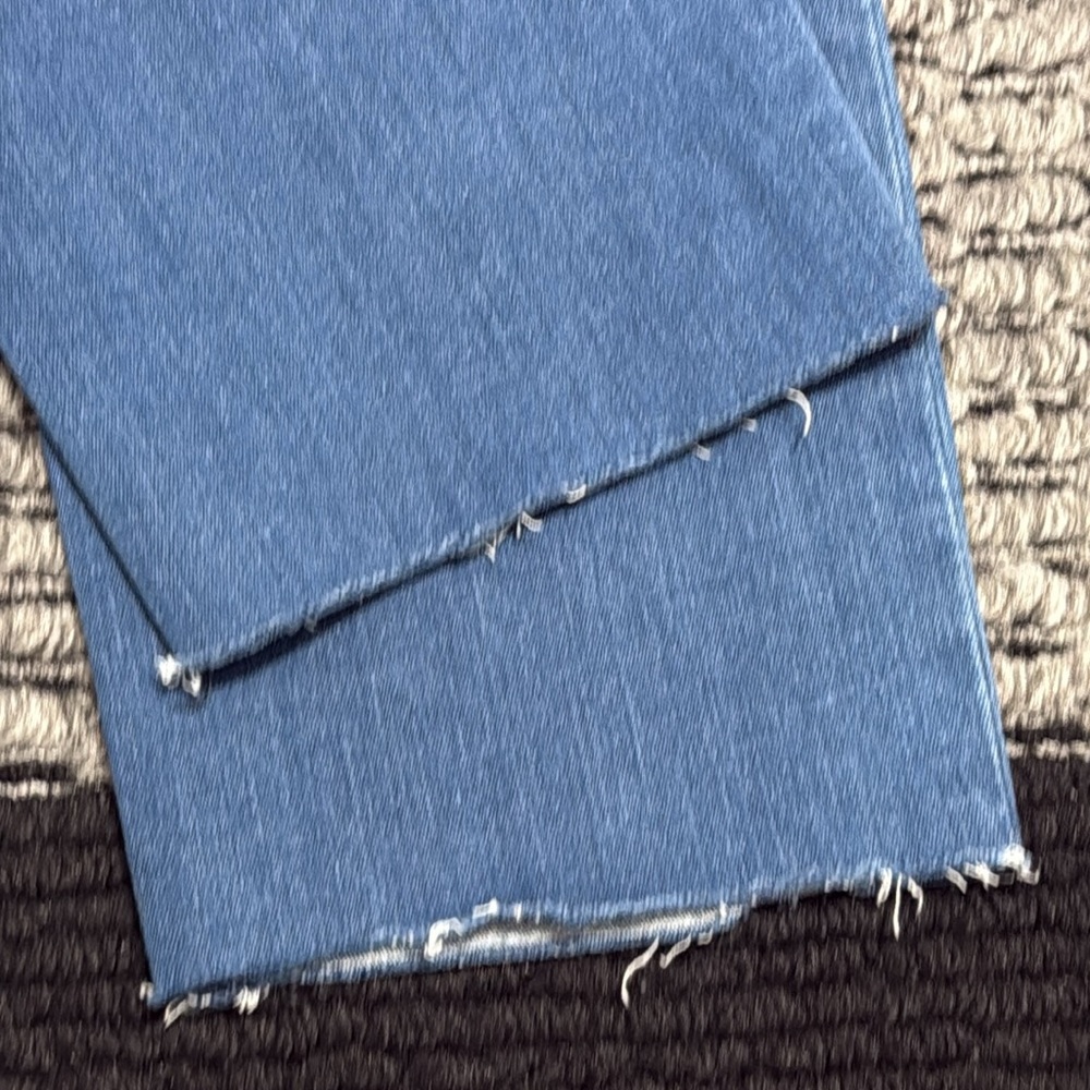 Frank & Eileen Wicklow Women’s Sz 10 Italian Performance Denim Cropped Preppy - Picture 3 of 5